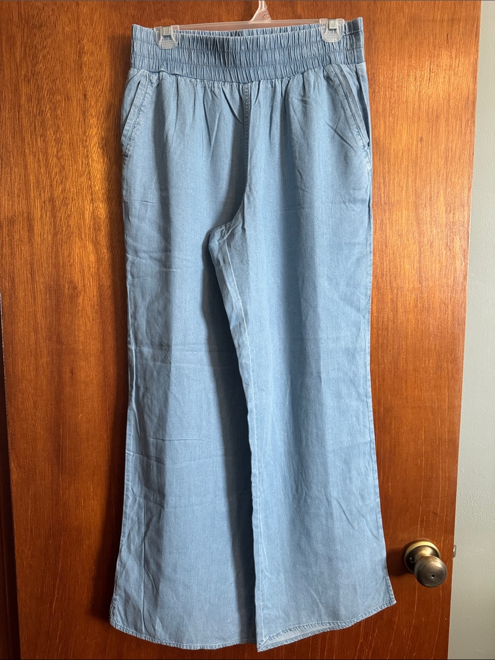 Calvin Klein Jeans Light Blue Corduroy Elastic-Waist Men’s Pants